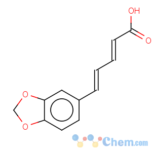 CAS No:136-72-1 2,4-Pentadienoic acid,5-(1,3-benzodioxol-5-yl)-, (2E,4E)-