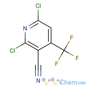 CAS No:13600-42-5 2,6-dichloro-4-(trifluoromethyl)pyridine-3-carbonitrile