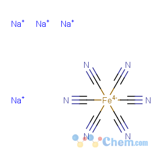 CAS No:13601-19-9 Sodium ferrocyanide