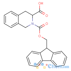 CAS No:136030-33-6 (3S)-2-(9H-fluoren-9-ylmethoxycarbonyl)-3,<br />4-dihydro-1H-isoquinoline-3-carboxylic acid