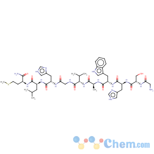 CAS No:136058-54-3 L-Methioninamide,glycyl-L-seryl-L-histidyl-L-tryptophyl-L-alanyl-L-valylglycyl-L-histidyl-L-leucyl-