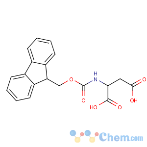 CAS No:136083-57-3 (2R)-2-(9H-fluoren-9-ylmethoxycarbonylamino)butanedioic acid