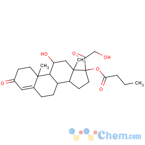 CAS No:13609-67-1 [(8S,9S,10R,11S,13S,14S,17R)-11-hydroxy-17-(2-hydroxyacetyl)-10,<br />13-dimethyl-3-oxo-2,6,7,8,9,11,12,14,15,<br />16-decahydro-1H-cyclopenta[a]phenanthren-17-yl] butanoate