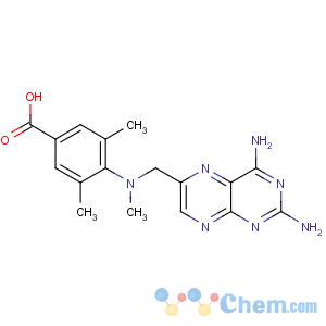 CAS No:136242-90-5 Benzoic acid,4-[[(2,4-diamino-6-pteridinyl)methyl]methylamino]-3,5-dimethyl-