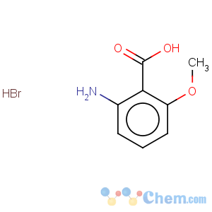 CAS No:136247-97-7 Benzoicacid, 2-amino-6-methoxy-, hydrobromide (1:1)