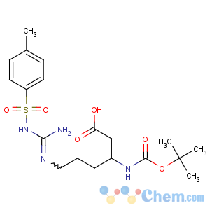 CAS No:136271-81-3 (3S)-6-[[amino-[(4-methylphenyl)sulfonylamino]methylidene]amino]-3-[(2-<br />methylpropan-2-yl)oxycarbonylamino]hexanoic acid