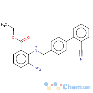 CAS No:136285-69-3 ethyl-3-amino-2-[(2'-cyanoiphenyl-4-yl) methyl]-amino benzoate