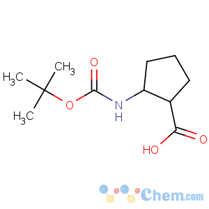 CAS No:136315-70-3 (1R,<br />2S)-2-[(2-methylpropan-2-yl)oxycarbonylamino]cyclopentane-1-carboxylic<br />acid