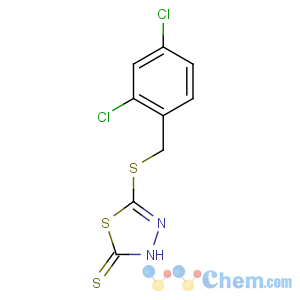CAS No:136384-19-5 5-[(2,4-dichlorophenyl)methylsulfanyl]-3H-1,3,4-thiadiazole-2-thione