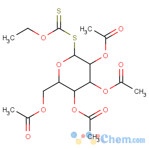 CAS No:13639-54-8 [(2R,3R,4S,5R,6S)-3,4,<br />5-triacetyloxy-6-ethoxycarbothioylsulfanyloxan-2-yl]methyl acetate
