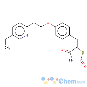 CAS No:136401-70-2 5-(4-(2-(5-Ethylpyridin-2-yl)ethoxy)benzylidene)thiazolidine-2,4-dione