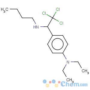 CAS No:13648-43-6 4-[1-(butylamino)-2,2,2-trichloroethyl]-N,N-diethylaniline