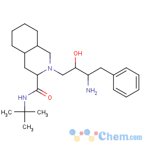 CAS No:136522-17-3 (3S,4aS,8aS)-2-[(3S)-3-amino-2-hydroxy-4-phenylbutyl]-N-tert-butyl-3,4,<br />4a,5,6,7,8,8a-octahydro-1H-isoquinoline-3-carboxamide