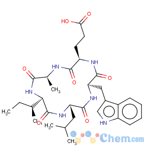 CAS No:136553-74-7 Cyclo(-D-Glu-Ala-D-allo-Ile-Leu-D-Trp)