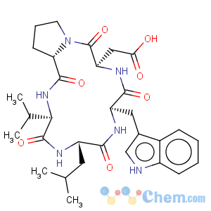 CAS No:136553-81-6 Cyclo(D-a-aspartyl-L-prolyl-D-valyl-L-leucyl-D-tryptophyl)