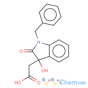 CAS No:13672-23-6 1H-Indole-3-aceticacid, 2,3-dihydro-3-hydroxy-2-oxo-1-(phenylmethyl)-