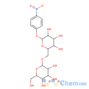 CAS No:136734-56-0 (2R,3S,4S,5R,6S)-2-(hydroxymethyl)-6-[[(2R,3S,4S,5R,6R)-3,4,<br />5-trihydroxy-6-(4-nitrophenoxy)oxan-2-yl]methoxy]oxane-3,4,5-triol