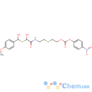 CAS No:136743-24-3 2-[2-[[2-hydroxy-2-[hydroxy-(4-methoxyphenyl)methyl]sulfanylacetyl]<br />amino]ethylsulfanyl]ethyl (4-nitrophenyl) carbonate