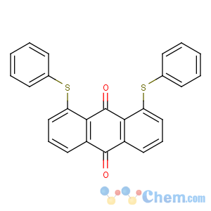 CAS No:13676-91-0 1,8-bis(phenylsulfanyl)anthracene-9,10-dione