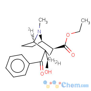 CAS No:136765-30-5 8-Azabicyclo[3.2.1]octane-2-carboxylicacid, 3-(benzoyloxy)-8-(methyl-d3)-, ethyl ester, (1R,2R,3S,5S)- (9CI)
