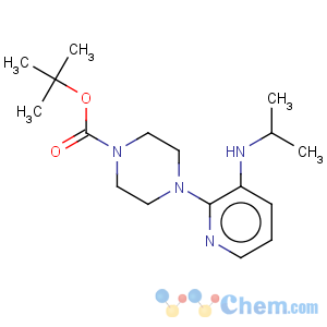 CAS No:136818-14-9 1-Piperazinecarboxylicacid, 4-[3-[(1-methylethyl)amino]-2-pyridinyl]-, 1,1-dimethylethyl ester