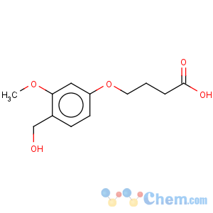 CAS No:136849-75-7 Butanoic acid,4-[4-(hydroxymethyl)-3-methoxyphenoxy]-