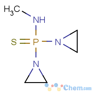CAS No:13687-09-7 Phosphinothioic amide,P,P-bis(1-aziridinyl)-N-methyl-