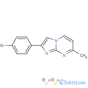 CAS No:13694-13-8 2-(4-bromophenyl)-7-methylimidazo[1,2-a]pyrimidine