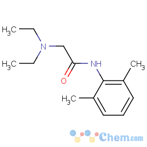 CAS No:137-58-6 2-(diethylamino)-N-(2,6-dimethylphenyl)acetamide