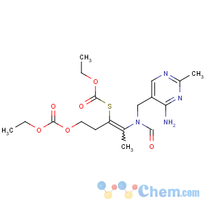 CAS No:137-76-8 ethyl<br />[(Z)-2-[(4-amino-2-methylpyrimidin-5-yl)methyl-formylamino]-5-<br />ethoxycarbonyloxypent-2-en-3-yl]sulfanylformate