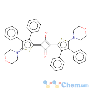 CAS No:137020-23-6 Cyclobutenediylium,1,3-dihydroxy-2,4-bis[5-(4-morpholinyl)-3,4-diphenyl-2-thienyl]-, bis(innersalt) (9CI)