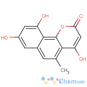 CAS No:137023-81-5 4,8,10-trihydroxy-5-methylbenzo[h]chromen-2-one