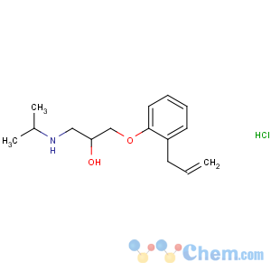 CAS No:13707-88-5 1-(propan-2-ylamino)-3-(2-prop-2-enylphenoxy)propan-2-ol