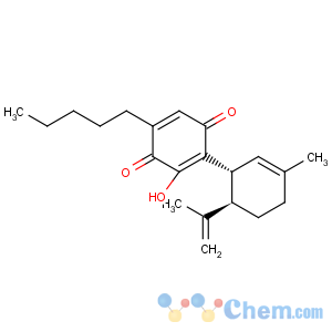 CAS No:137252-25-6 2,5-Cyclohexadiene-1,4-dione,3-hydroxy-2-[(1R,6R)-3-methyl-6-(1-methylethenyl)-2-cyclohexen-1-yl]-5-pentyl-