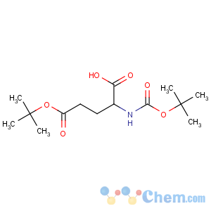 CAS No:13726-84-6 (2S)-5-[(2-methylpropan-2-yl)oxy]-2-[(2-methylpropan-2-yl)<br />oxycarbonylamino]-5-oxopentanoic acid
