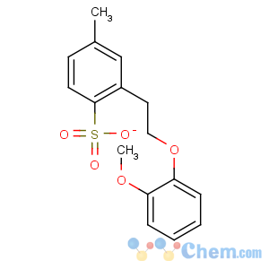 CAS No:137309-88-7 2-[2-(2-methoxyphenoxy)ethyl]-4-methylbenzenesulfonate