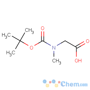 CAS No:13734-36-6 2-[methyl-[(2-methylpropan-2-yl)oxycarbonyl]amino]acetic acid