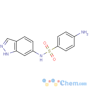 CAS No:13744-68-8 4-amino-N-(1H-indazol-6-yl)benzenesulfonamide