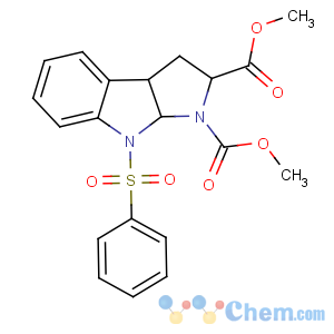 CAS No:137688-12-1 dimethyl<br />(2S,3aS,8bR)-4-(benzenesulfonyl)-1,2,3a,8b-tetrahydropyrrolo[2,<br />3-b]indole-2,3-dicarboxylate