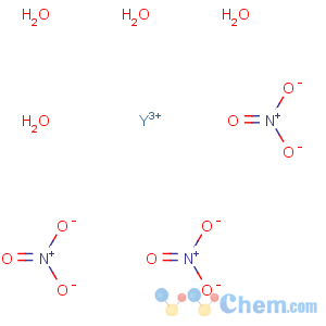CAS No:13773-69-8 Nitric acid,yttrium(3+) salt, tetrahydrate (8CI,9CI)