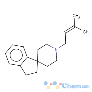 CAS No:137730-58-6 Spiro[1H-indene-1,4'-piperidine],2,3-dihydro-1'-(3-methyl-2-buten-1-yl)-