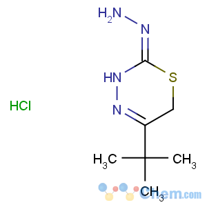 CAS No:137786-05-1 6H-1,3,4-Thiadiazine,5-(1,1-dimethylethyl)-2-hydrazinyl-, hydrochloride (1:1)