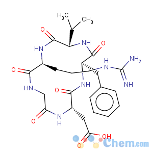 CAS No:137813-35-5 Cyclo(L-arginylglycyl-L-a-aspartyl-D-phenylalanyl-L-valyl)