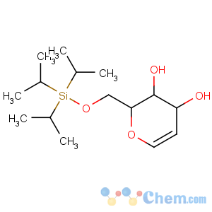 CAS No:137915-37-8 (2R,3S,4R)-2-[tri(propan-2-yl)silyloxymethyl]-3,4-dihydro-2H-pyran-3,<br />4-diol