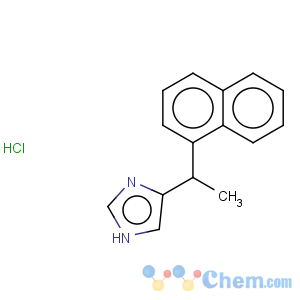 CAS No:137967-81-8 1H-Imidazole,5-[1-(1-naphthalenyl)ethyl]-, hydrochloride (1:1)