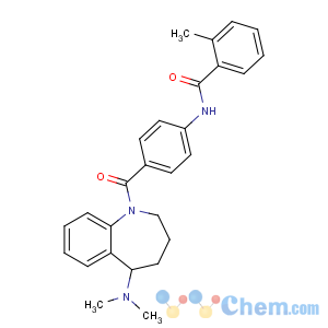 CAS No:137975-06-5 N-[4-[5-(dimethylamino)-2,3,4,<br />5-tetrahydro-1-benzazepine-1-carbonyl]phenyl]-2-methylbenzamide