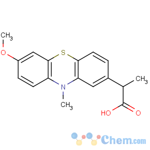 CAS No:13799-03-6 2-(7-methoxy-10-methylphenothiazin-2-yl)propanoic acid