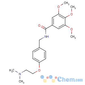 CAS No:138-56-7 N-[[4-[2-(dimethylamino)ethoxy]phenyl]methyl]-3,4,5-trimethoxybenzamide