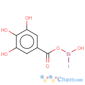 CAS No:138-58-9 Benzoic acid,3,4,5-trihydroxy-, hydroxyiodobismuthinyl ester