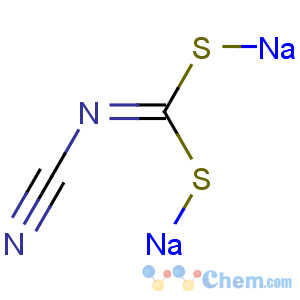 CAS No:138-93-2 Carbamodithioic acid,N-cyano-, sodium salt (1:2)